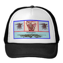 Gorra patriótico usando una imagen de Alfonso Much