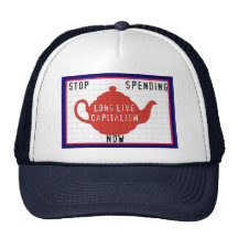 Gorra político de la fiesta del té - vive de largo