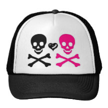 Gorra punky del cráneo