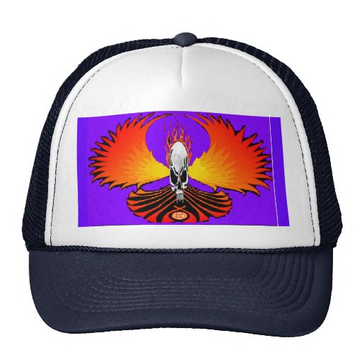 Gorra púrpura de Phoenix del cráneo - modificado p