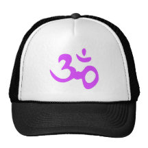 Gorra púrpura del camionero de OM