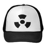 Gorra radiactivo del símbolo