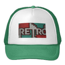 Gorra retro verde