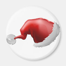 Gorra rojo de Papá Noel Iman De Frigorífico