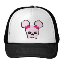 Gorra rosado del camionero del hueso del soplo