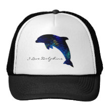 Gorra veneciano del camionero del delfín de Simply
