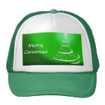 Gorra verde del árbol de navidad