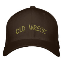 Gorra viejo de la ruina gorra de béisbol bordada
