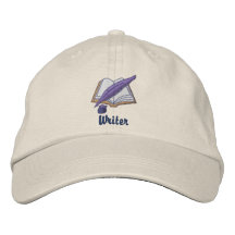 Gorras personalizados personalizado del escritor gorra bordada