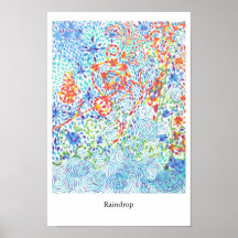 Gota de agua poster