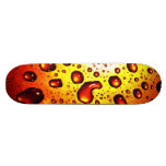 Gotas de agua de cobre tabla de skate