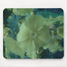 Gotas de agua en mousepad de las flores alfombrilla de ratón