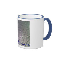 Gotas de agua taza