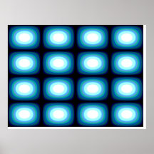 Gotas del azul del arte de Op. Sys. Impresiones