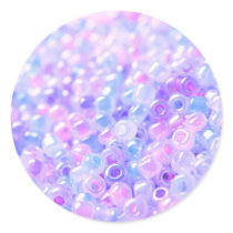 Gotas en colores pastel minúsculas pegatinas