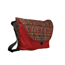 Gotas viejas de la moda del arándano bolsa de mensajería