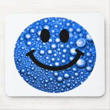 Gotitas de agua sonrientes alfombrillas de raton