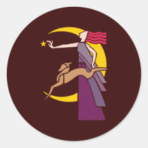 Göttin Goddess Diana Stickers