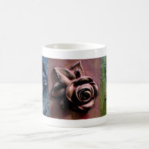 Grabados del cementerio tazas