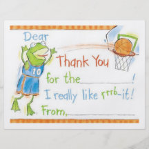 Gracias Froggy Tarjetón