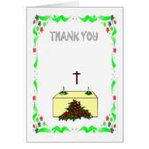 Gracias - iglesia tarjeta