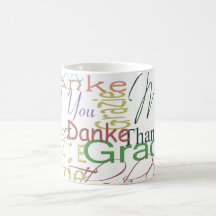 Gracias los regalos taza de café