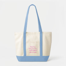 Gracias, padre, por Jesús, Bolsa