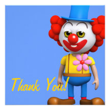 ¡Gracias! Payaso divertido gracias Anuncios Personalizados