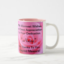 Gracias por el aprecio taza de café