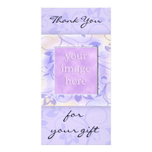 Gracias por el regalo - lavanda tarjetas personales