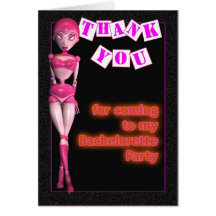 Gracias por venir a mi Bachelorette Felicitacion