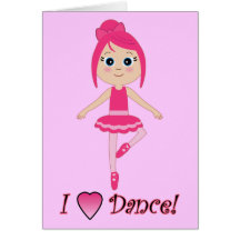 Gracias por venir verme bailar tarjeta