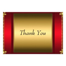 Gracias que el oro rojo le agradece cardar invitacion personalizada