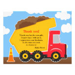 Gracias tarjeta de la construcción invitación