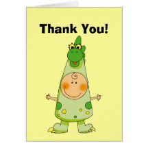 ¡Gracias! (traje del dragón) Tarjeton