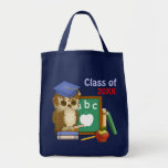 Graduación 2013 del búho del escolar - personaliza bolsa de mano