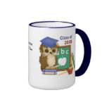 Graduación 2013 del búho del escolar - personaliza tazas