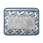 Graduación - clase de 2012 - azul y blanco fundas MacBook