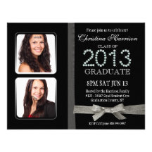 Graduación doble atractiva 2013 de la foto del dia anuncio personalizado
