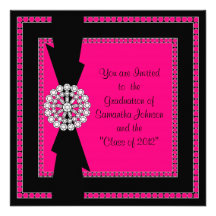 GRADUACIÓN INVITE_Diamonds y arcos Invitación Personalizada