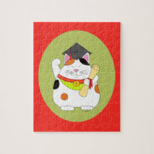 Graduación Maneki Neko Rompecabeza
