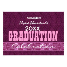 Graduación moderna de la universidad del vino y de comunicado personalizado