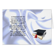 Graduación - poema del amigo felicitación