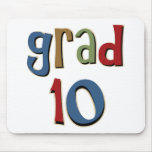 Graduado 10 tapetes de ratón