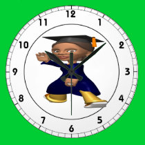 Graduado 2 reloj de pared
