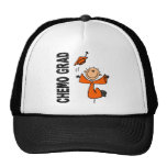 GRADUADO anaranjado 1 (leucemia) de CHEMO Gorras De Camionero