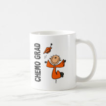GRADUADO anaranjado 1 (leucemia) de CHEMO Tazas De Café