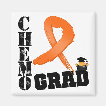 Graduado anaranjado de Chemo de la cinta del cánce Iman De Frigorífico