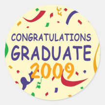 Graduado de la enhorabuena pegatinas  