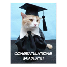 ¡Graduado de la enhorabuena! Tarjetas Postales